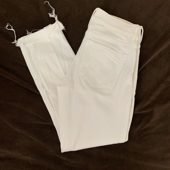 Express Denim - White Express Crop Legging Express Denim - White Express Crop Legging